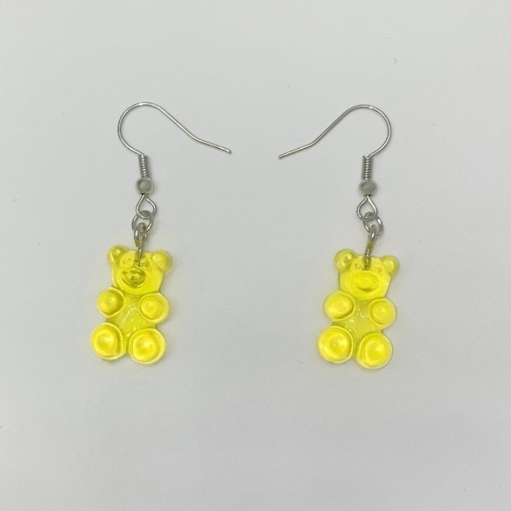 Yellow Gummy Bear Earrings 💛